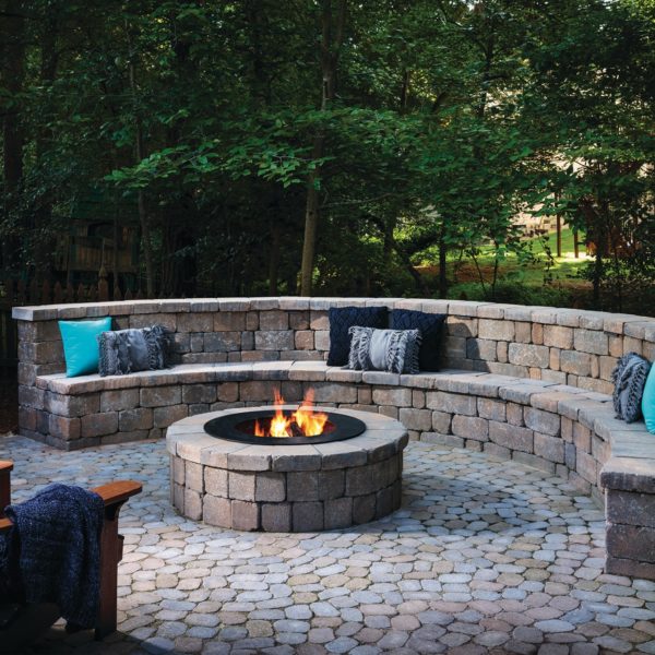 Belgard Rooms Features Fire Pit